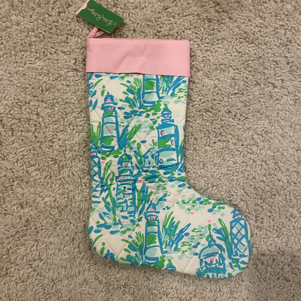 Lilly Pulitzer Christmas stocking